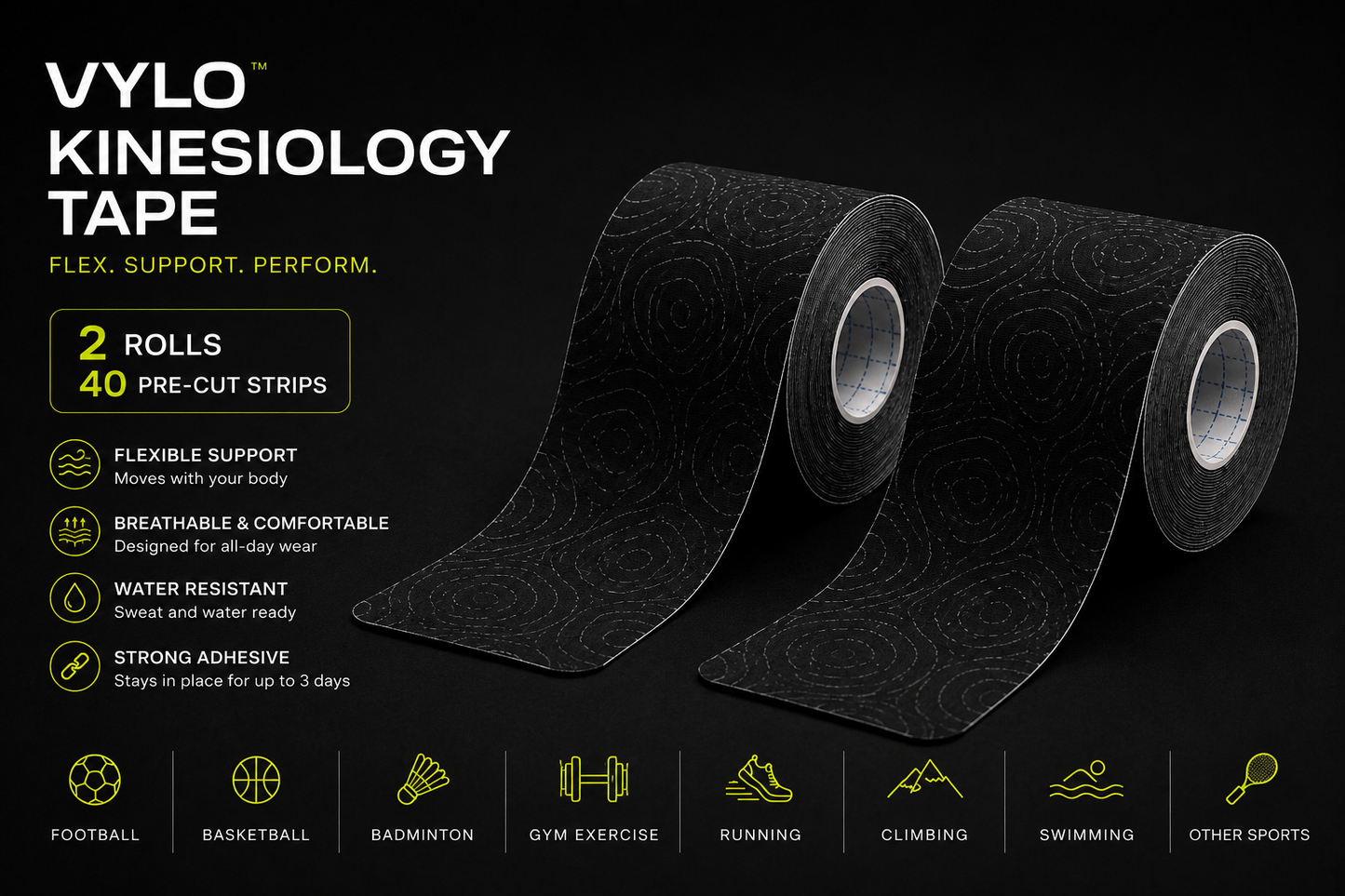 VYLO Kinesiology Tape